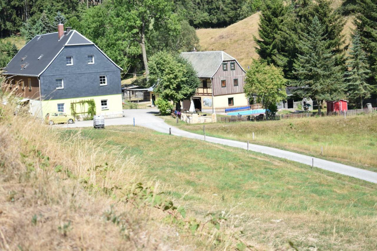 Ferienwohnung Waldmuehle Saupsdorf Eksteriør bilde